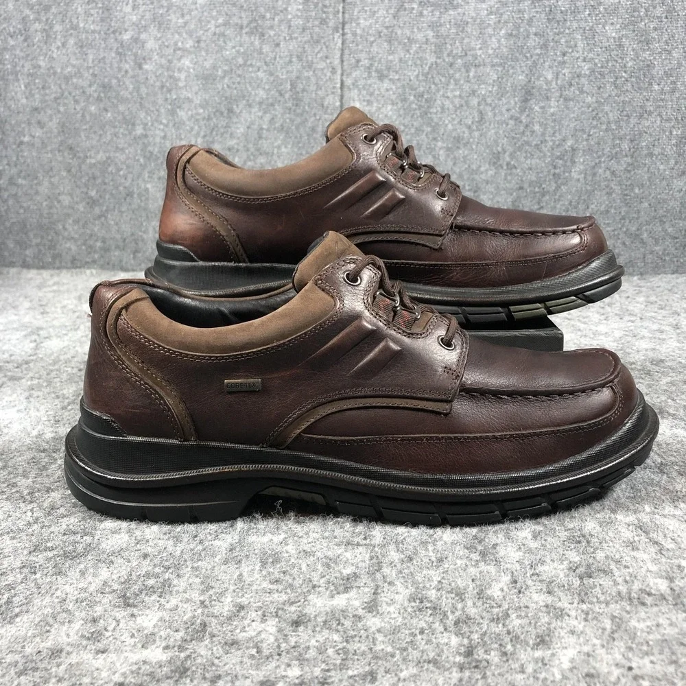 Clarks‎ Gore-Tex Waterproof Shoes Mens 11 M Brown Leather Lace Up Comfort Casual